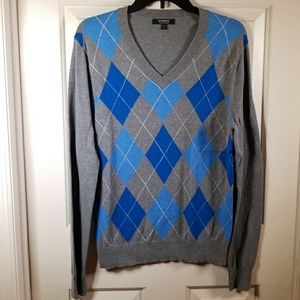 Express Mens Small Cotton-Merino Wool Sweater